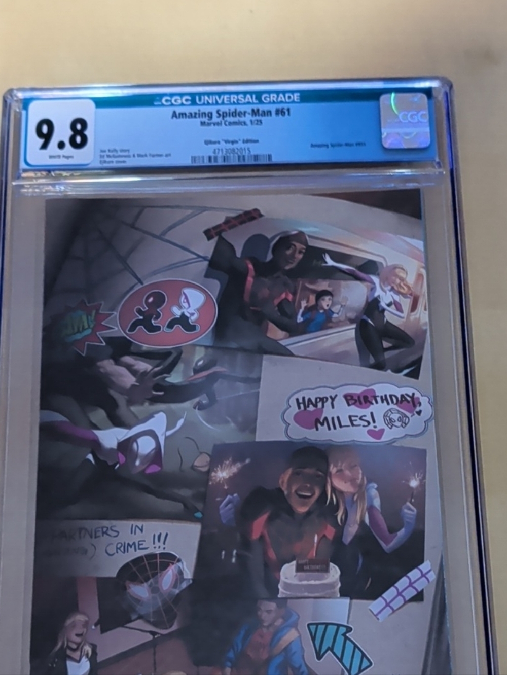 AMAZING SPIDER-MAN #61 EJIKURE EXCLUSIVE TRADE VARIANT CGC9.8 BLUE LABEL
